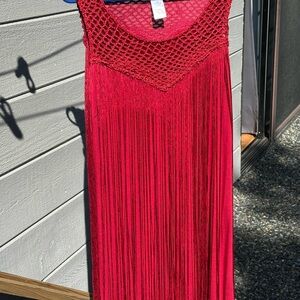 Red flapper dress, size large
Great condition
